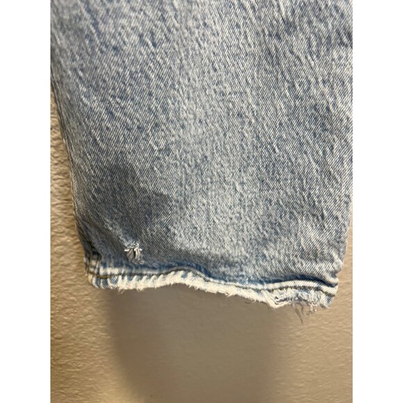 Abercrombie & Fitch 90s Straight Ultra High Rise Light Wash Jeans Size 33 - Picture 8 of 8